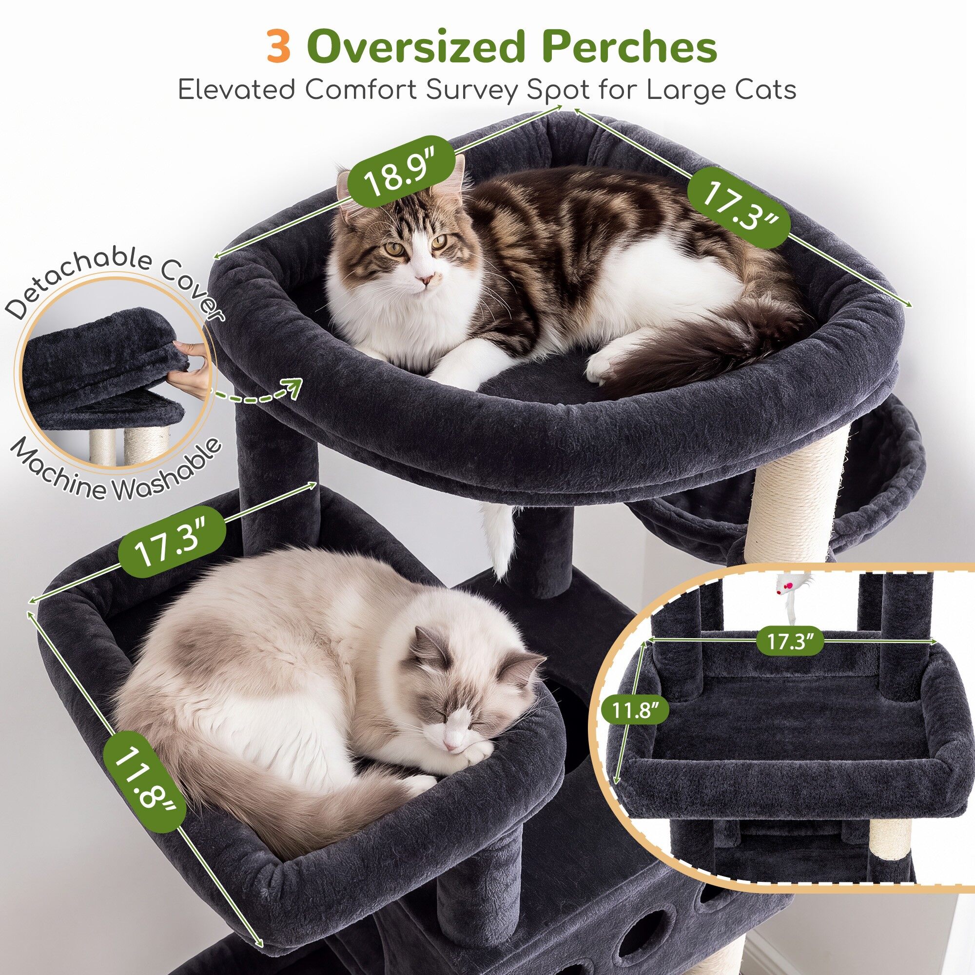 globlazer-s-series-arbre-chat-213-cm-84-pouces-xxl image 3
