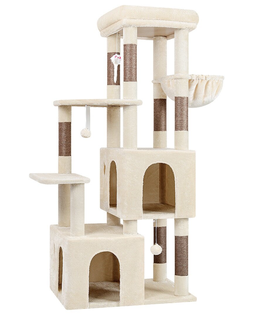 globlazer-f61-arbre-chat-beige-61-pouces-robuste image 2