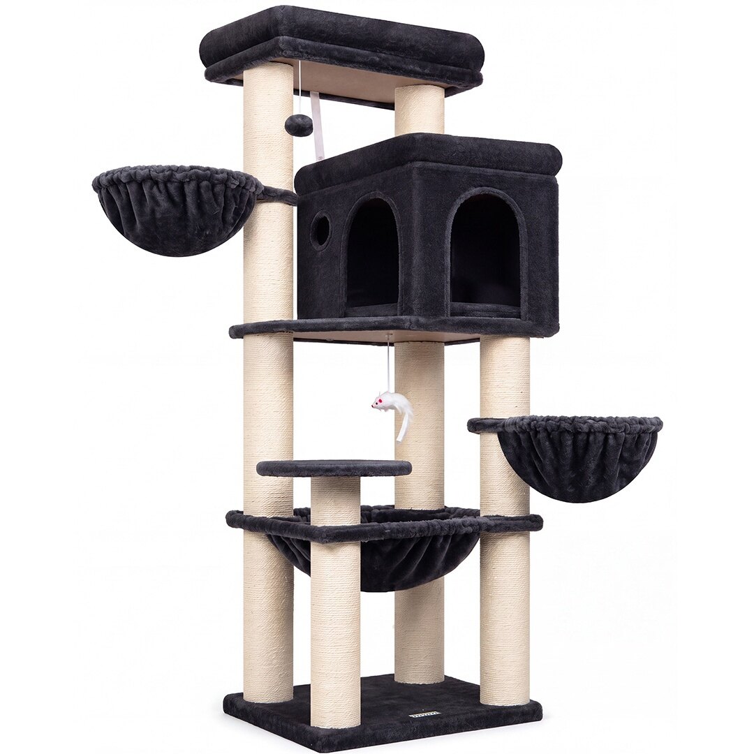 globlazer-s-series-s65g-arbre-chat-gris-fonc-65-pouces image 2