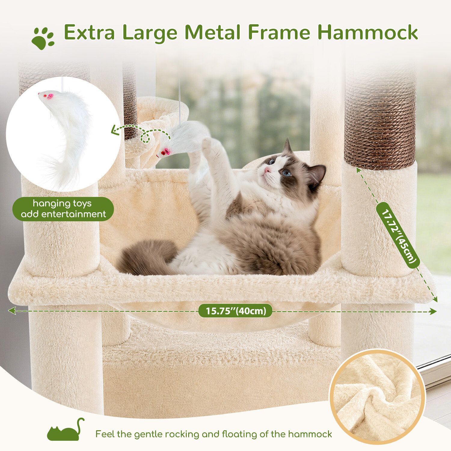 globlazer-s-series-s51-arbre-chat-beige-51-pouces-compact image 4