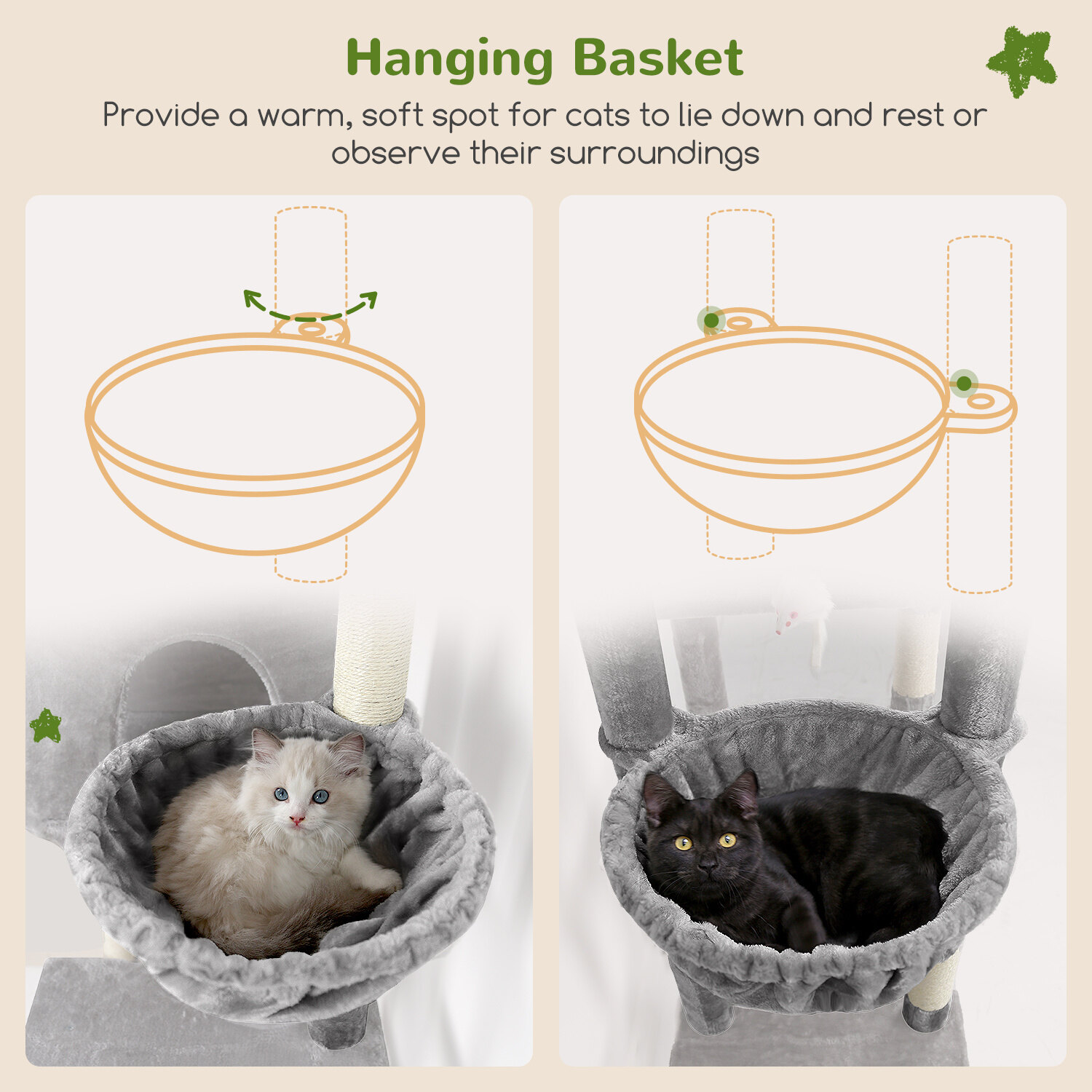 globlazer-f76b-arbre-chat-193-cm-gris-clair-stable image 5