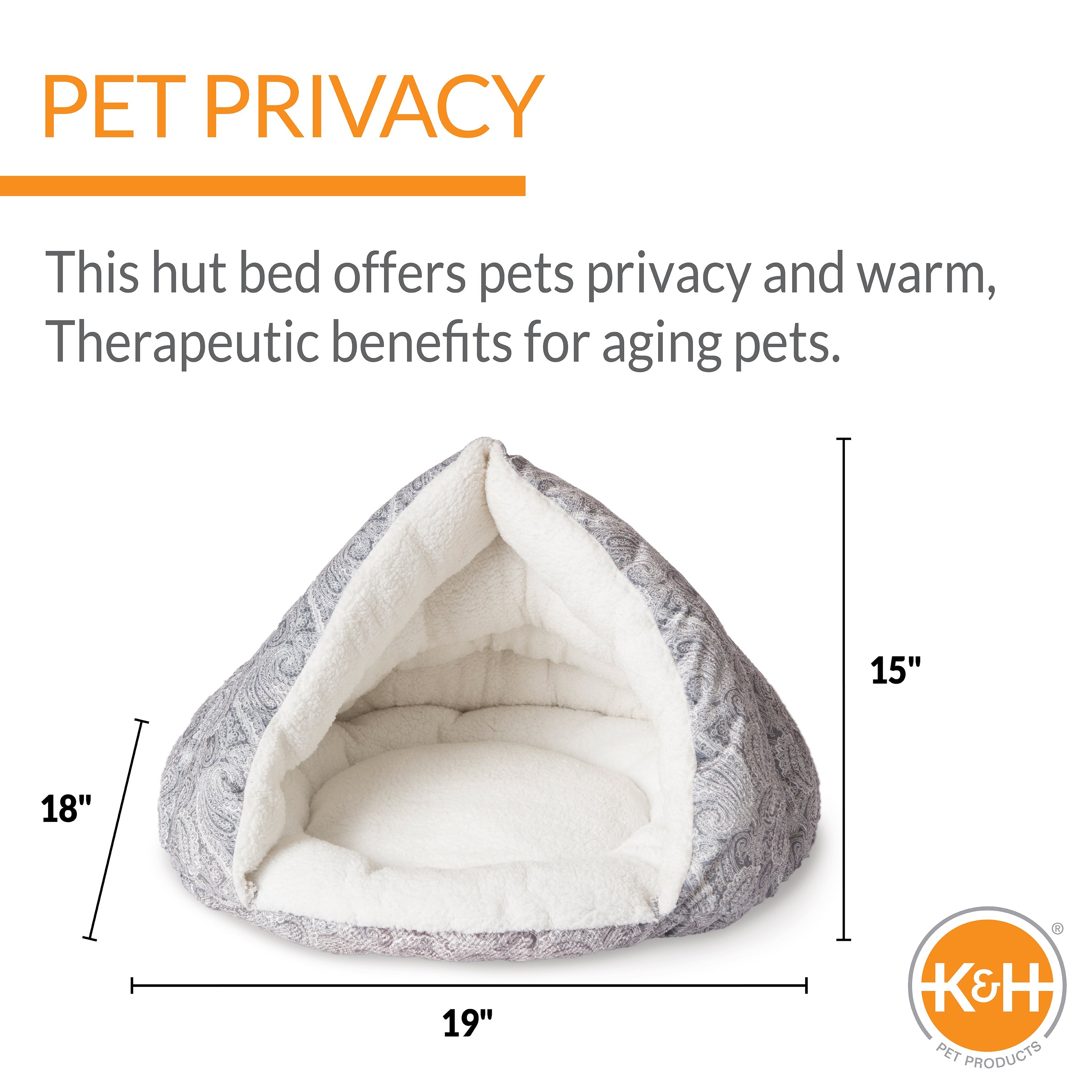 k-h-self-warming-hut-hutte-chat-auto-chauffante-paisley-gris image 4