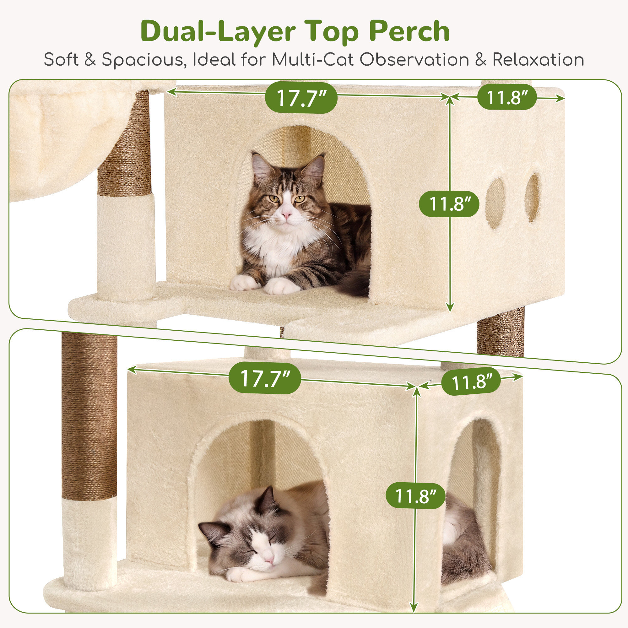 globlazer-f-series-f83j-arbre-chat-beige-83-pouces-xxl image 4