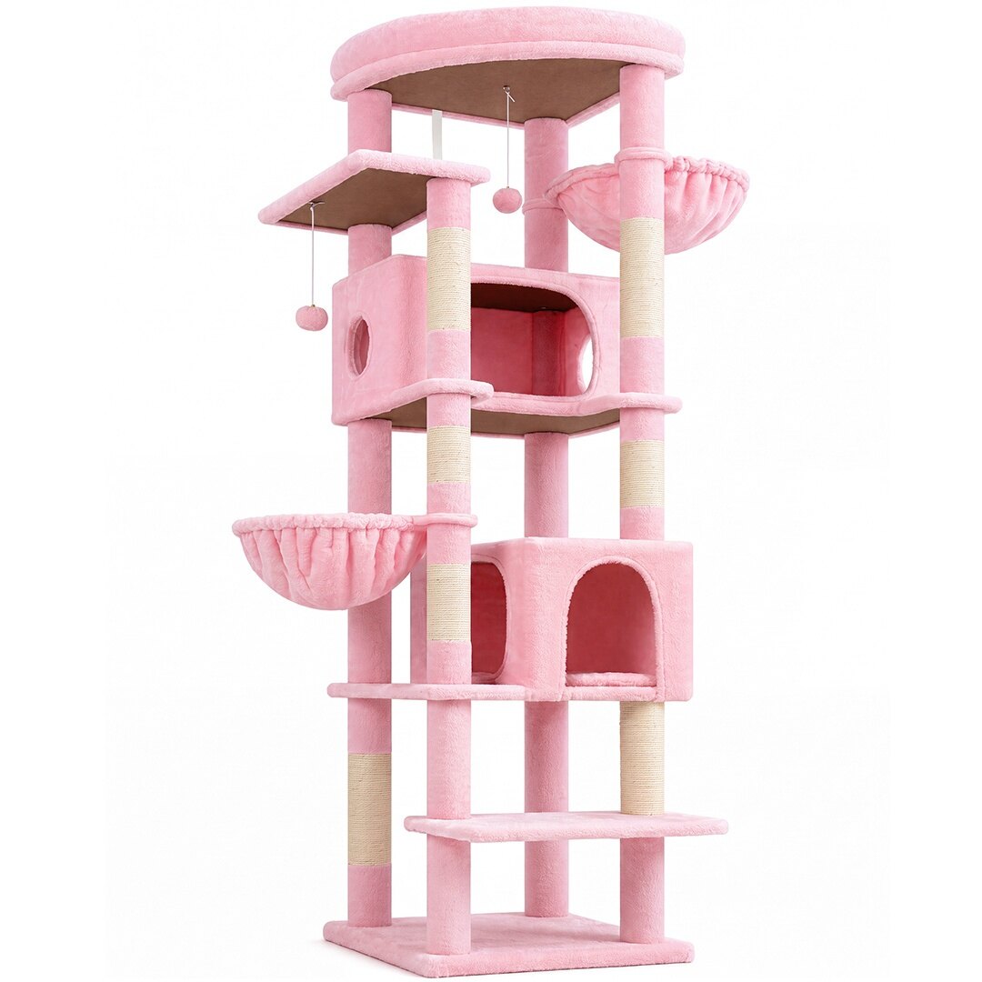 globlazer-s-series-s74-arbre-chat-rose-74-pouces-grand image 2