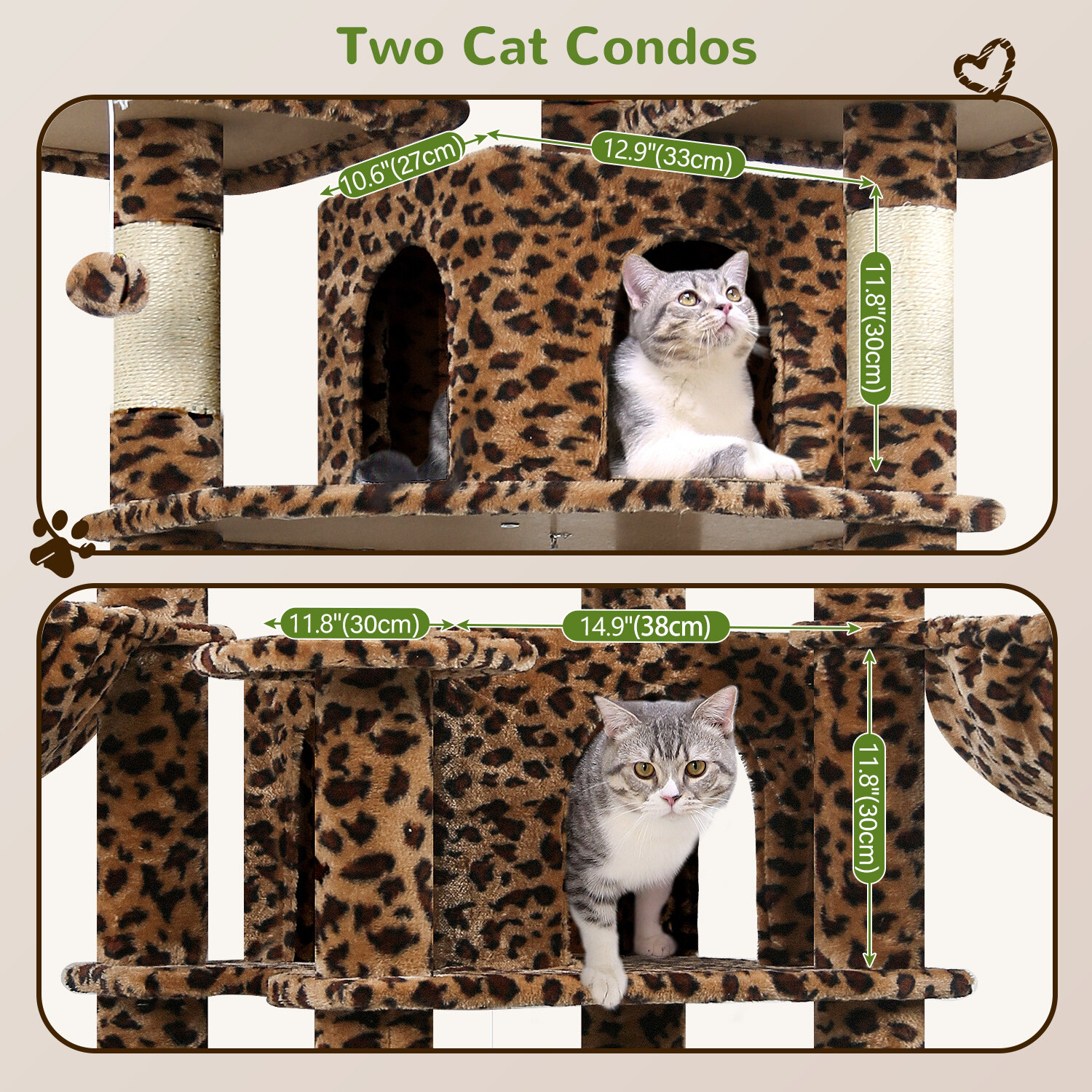 globlazer-f-series-f80-arbre-chat-l-opard-80-pouces image 4