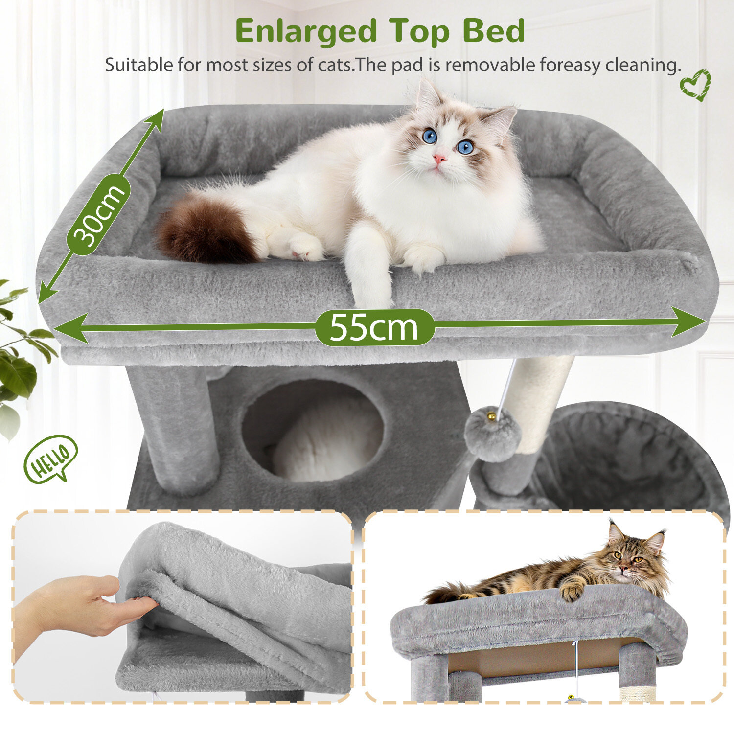 globlazer-s69b-arbre-chat-gris-clair-175-cm-haut image 3