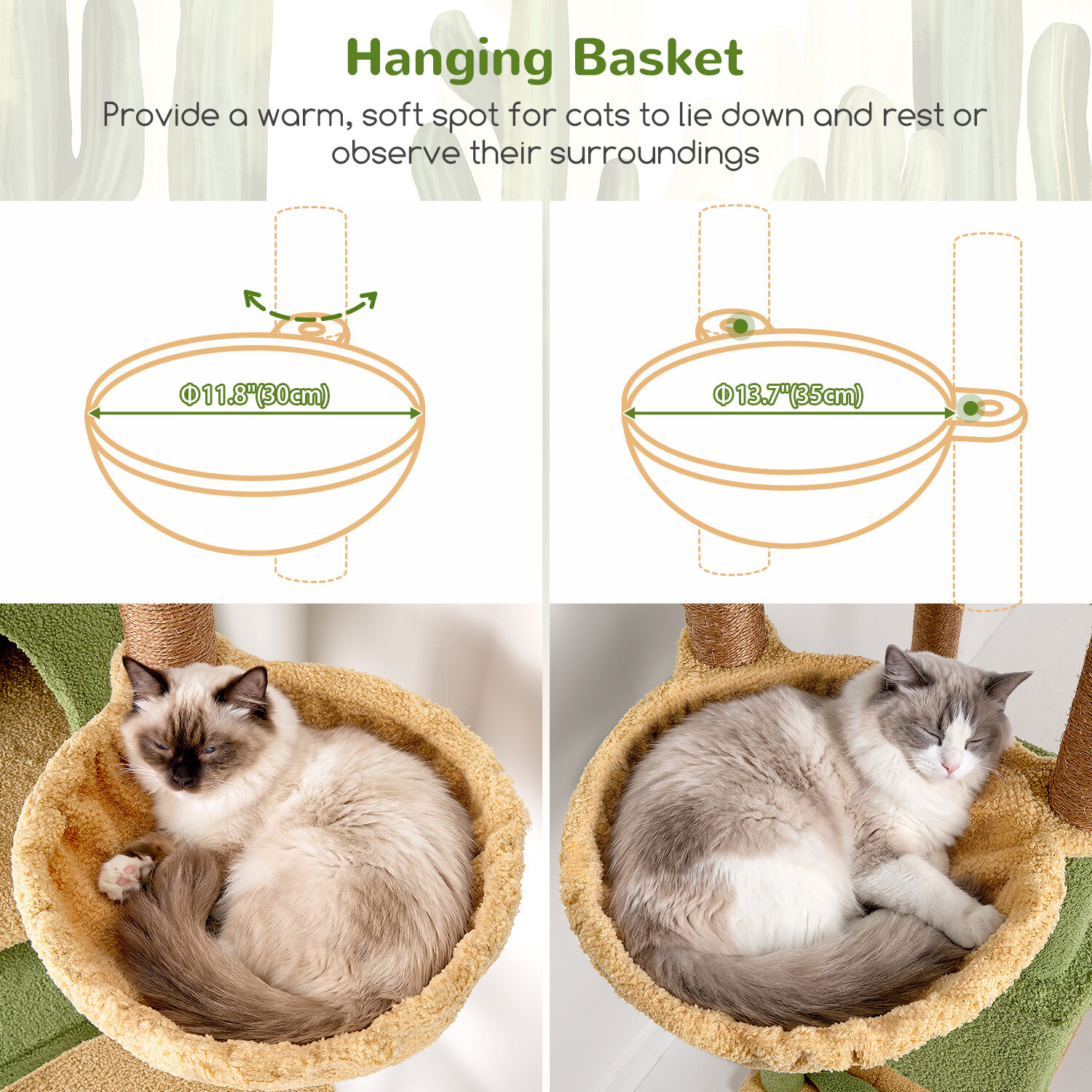 globlazer-s81c-arbre-chat-grand-vert-cactus-206-cm image 5