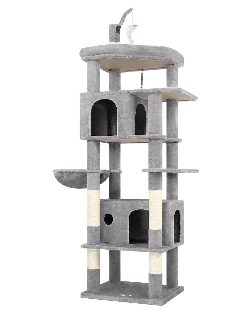 globlazer-f-series-f74b-arbre-chat-gris-clair-74-pouces image 2