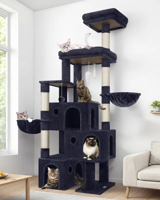 globlazer-f71c-arbre-chat-180-cm-gris-fonc-griffoir image 1