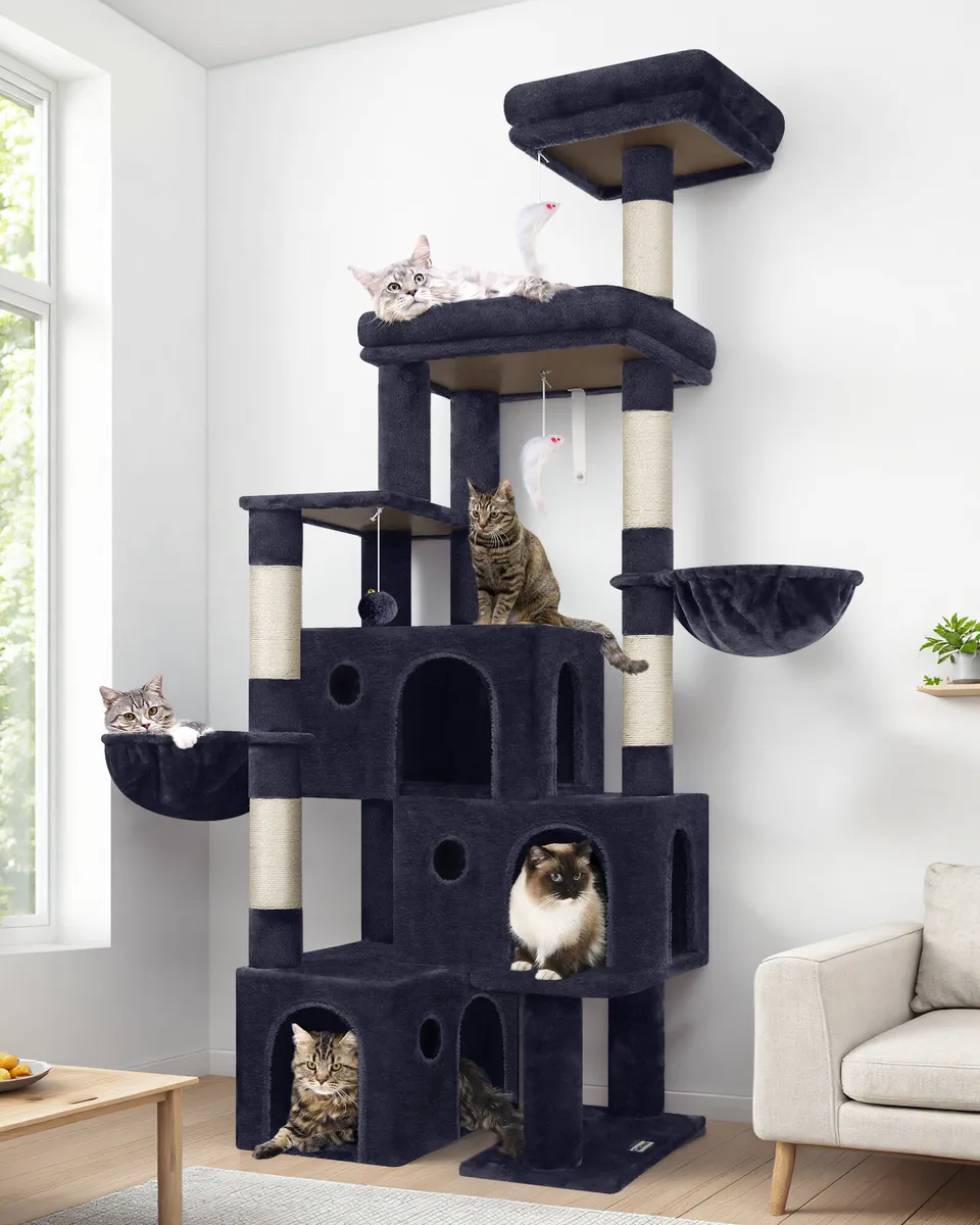 globlazer-f71c-arbre-chat-180-cm-gris-fonc-griffoir image 1