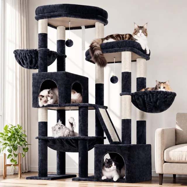 globlazer-s-series-s59-arbre-chat-gris-fonc-150-cm image 1
