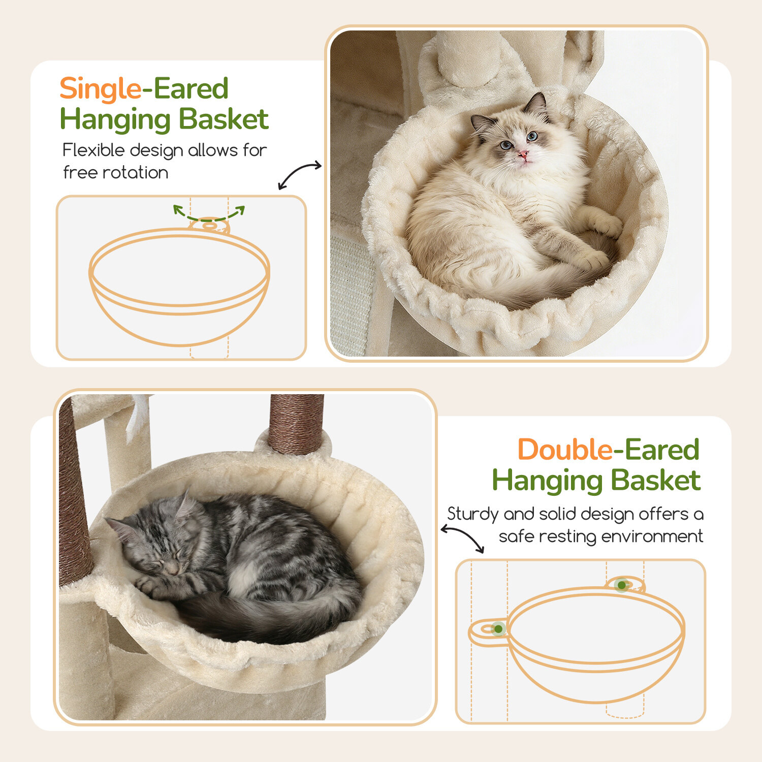 globlazer-s78g-arbre-chat-beige-198-cm-stable image 5