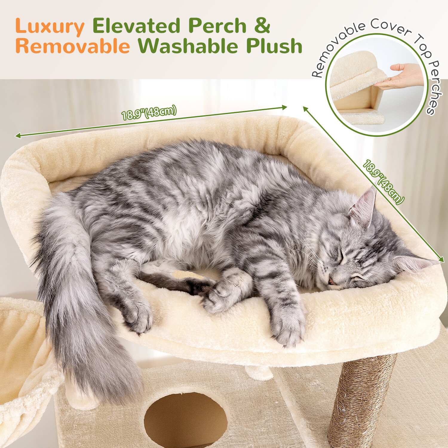 globlazer-s80h-arbre-chat-203-cm-beige-grand-chat image 5