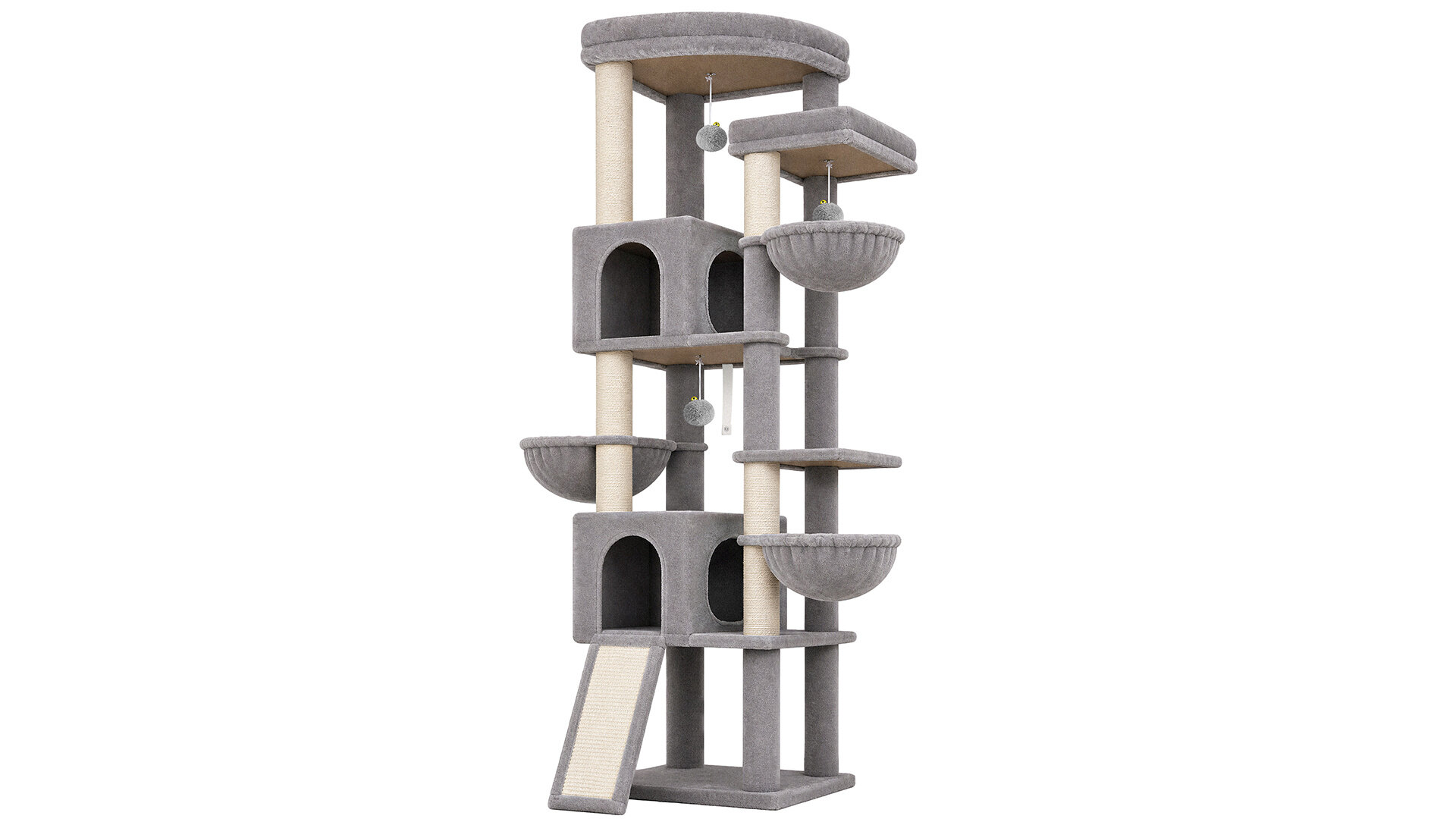 globlazer-f-series-f77-arbre-chat-gris-clair-77-pouces image 2