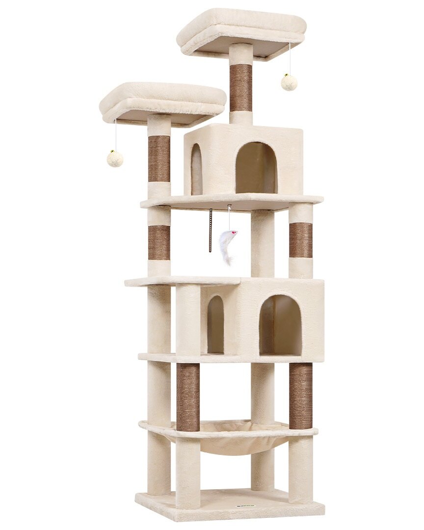 globlazer-f72-arbre-chat-beige-72-pouces-grande-taille image 2