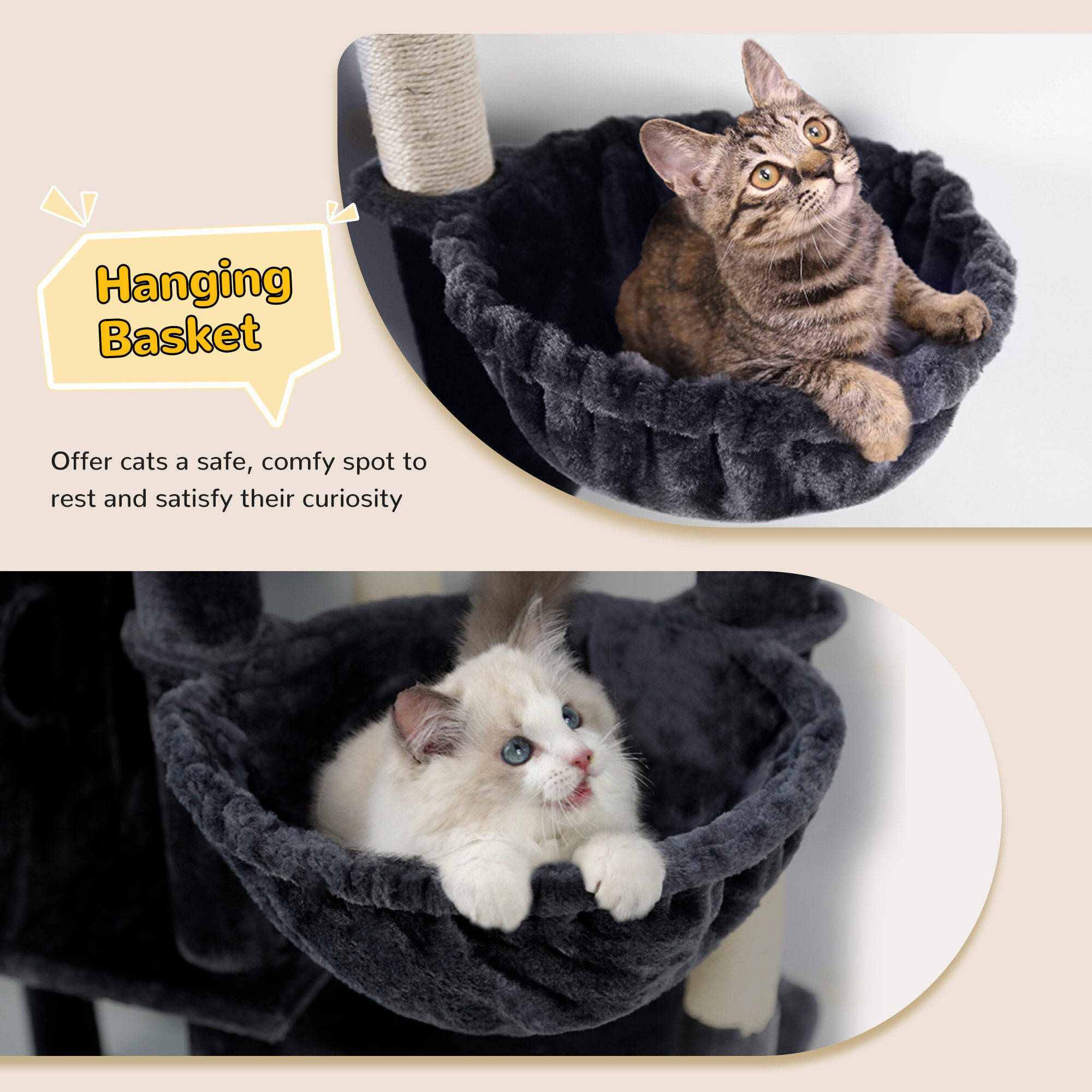 globlazer-s78-tour-chat-gris-fonc-78-pouces-griffoir image 6