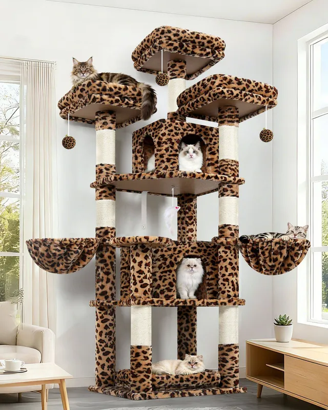 globlazer-f68b-arbre-chat-l-opard-173-cm image 1