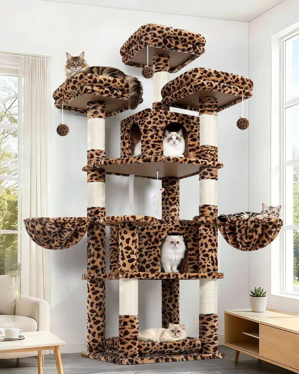 globlazer-f68b-arbre-chat-l-opard-173-cm image 1