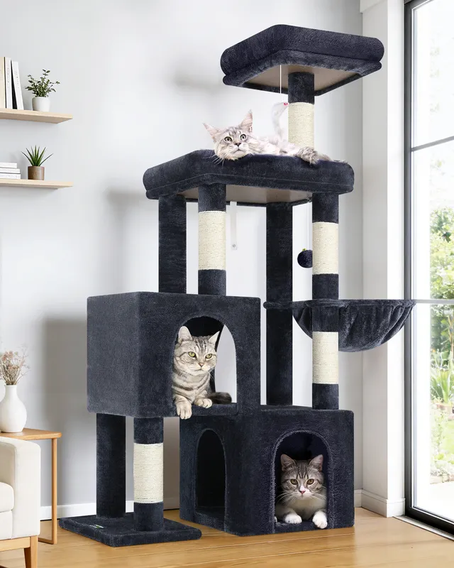 globlazer-s-series-s52-arbre-chat-gris-fonc-52-pouces-compact image 1