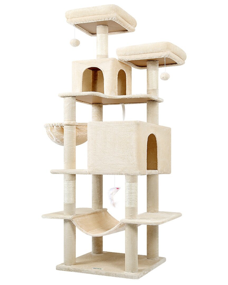 globlazer-f76-arbre-chat-76-pouces-beige-grand image 2