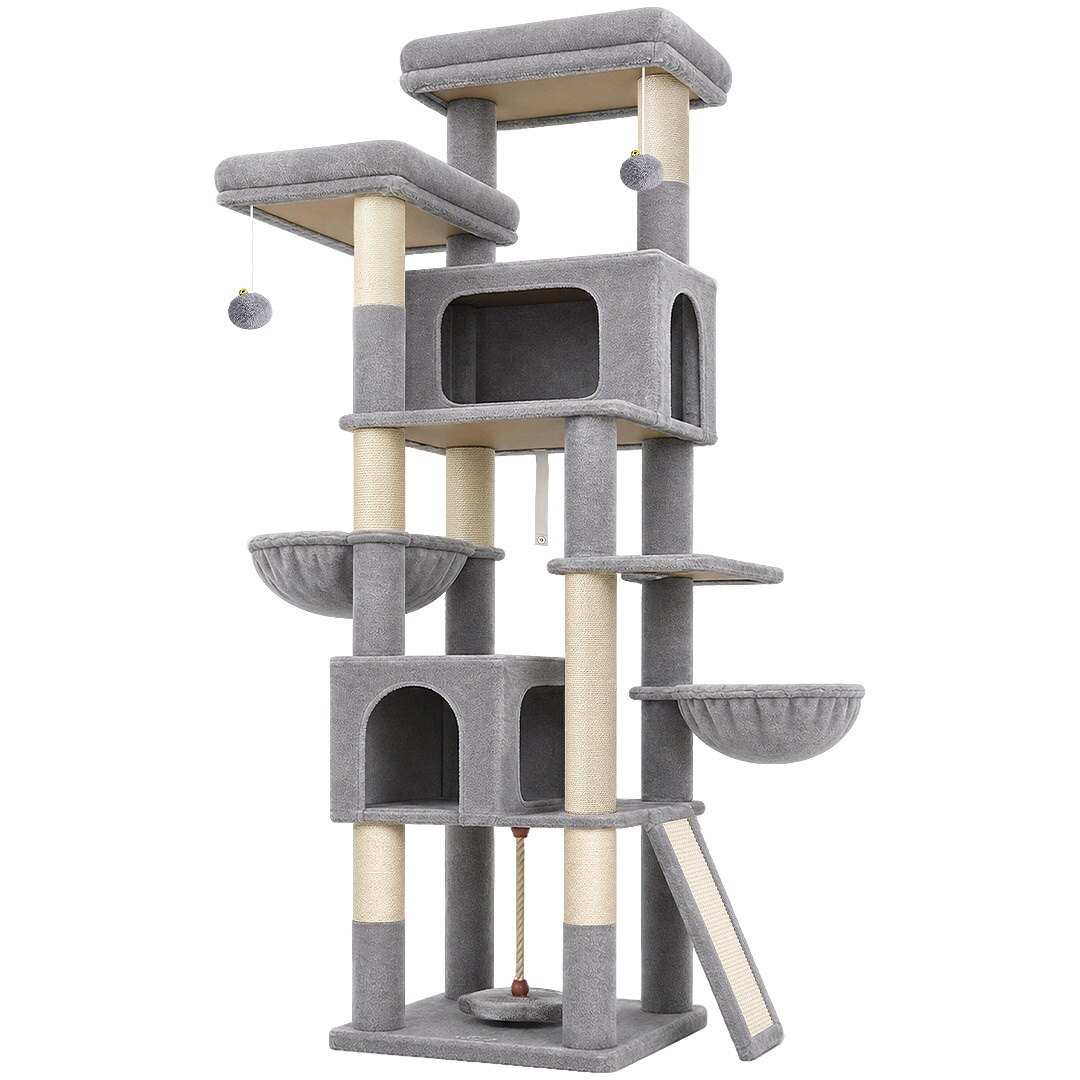 globlazer-f-series-f75b-arbre-chat-gris-clair-190-cm image 2
