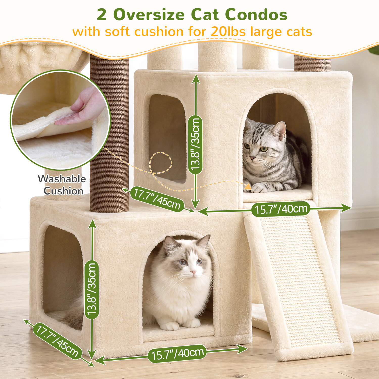 globlazer-s62-arbre-chat-62-pouces-beige-compact image 8