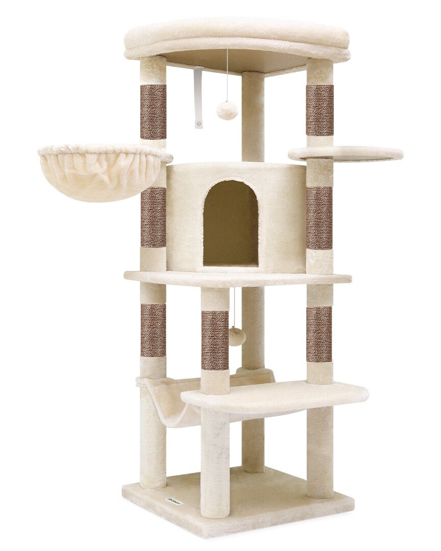 globlazer-c51-arbre-chat-angle-beige-51-pouces-compact image 2