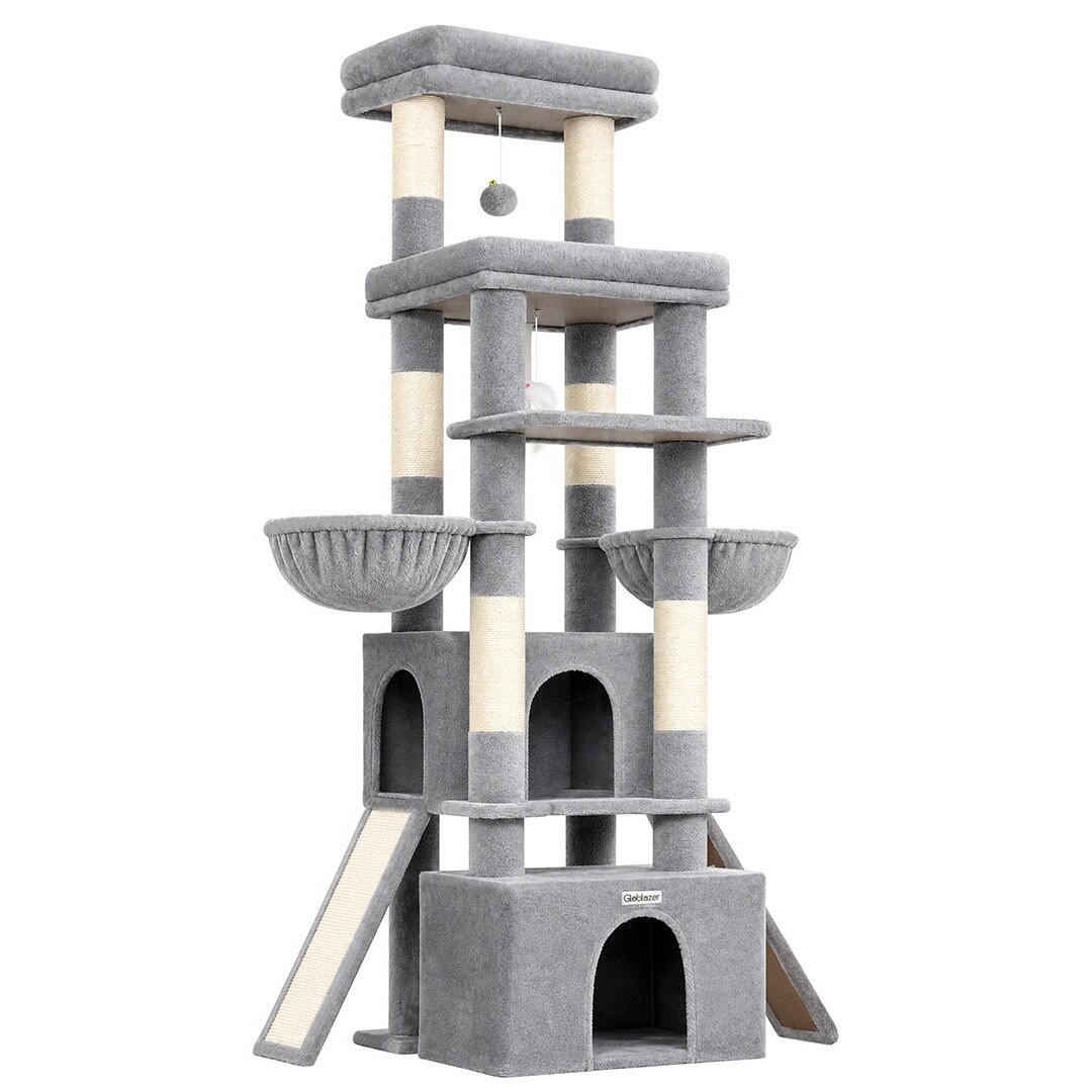 globlazer-f74g-arbre-chat-gris-clair-188-cm-niche image 2