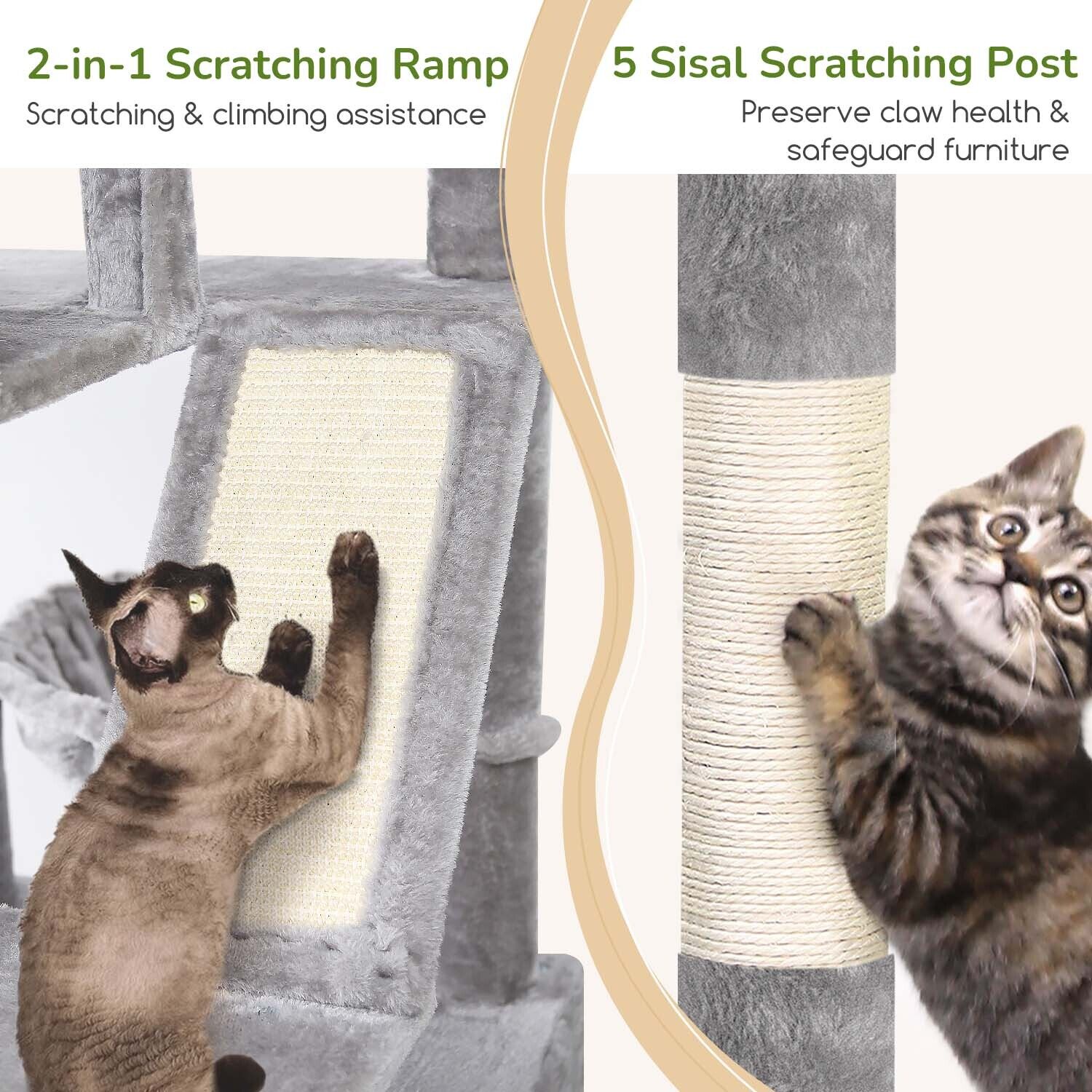 globlazer-f-series-f74d-arbre-chat-gris-clair-188-cm image 7