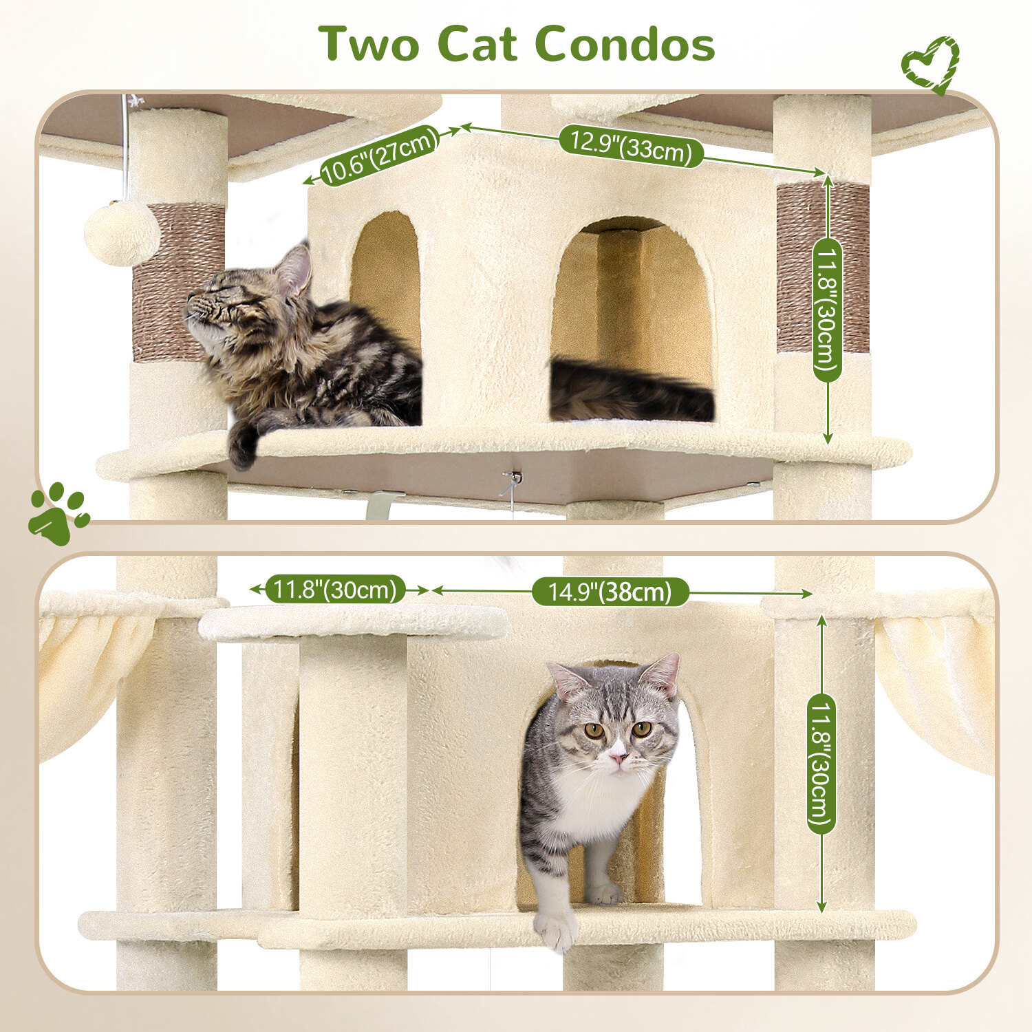 globlazer-f80-arbre-chat-beige-80-pouces-xxl image 4
