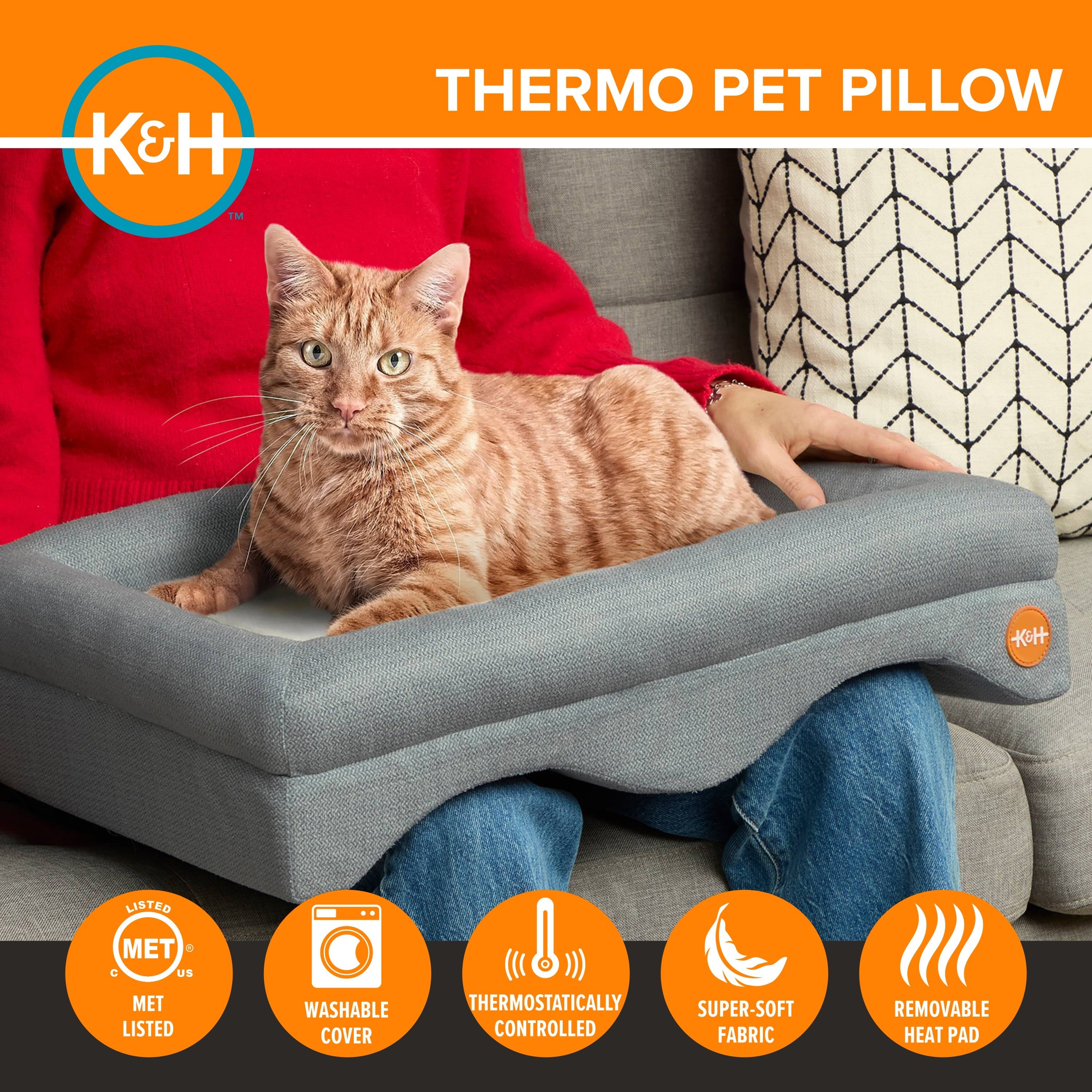 k-h-thermo-pillow-lit-chauffant-chat-genoux-chevron image 2