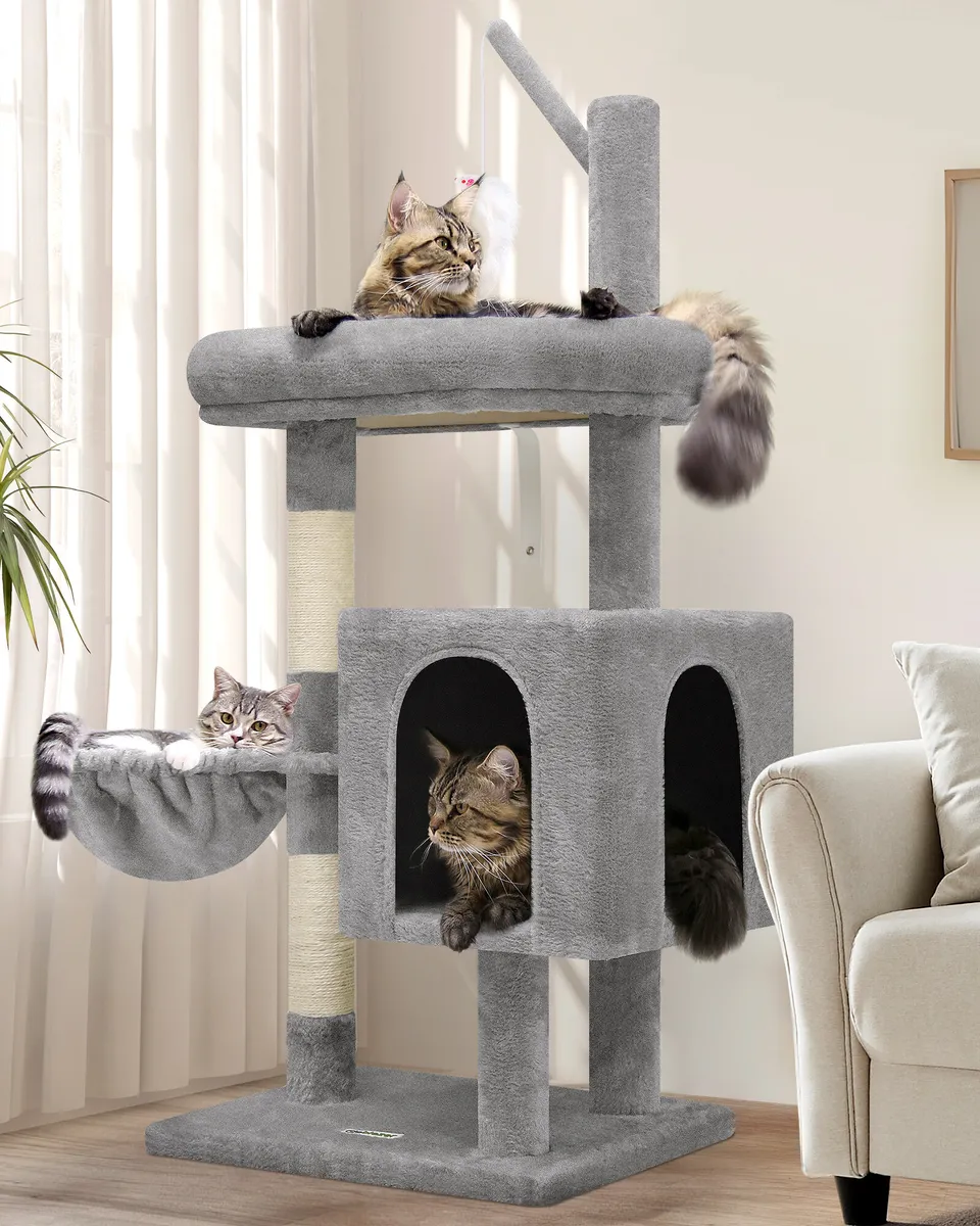 globlazer-f46c-arbre-chat-46-pouces-gris-clair image 1
