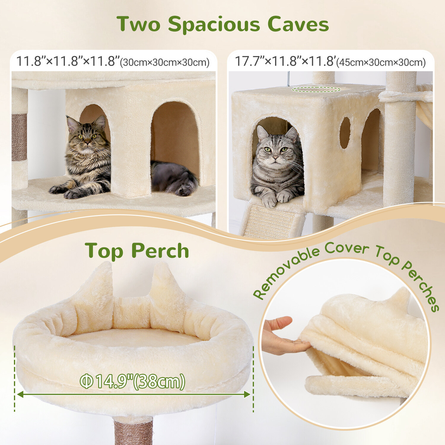 globlazer-s72-s-series-arbre-chat-beige-183-cm-robuste image 4