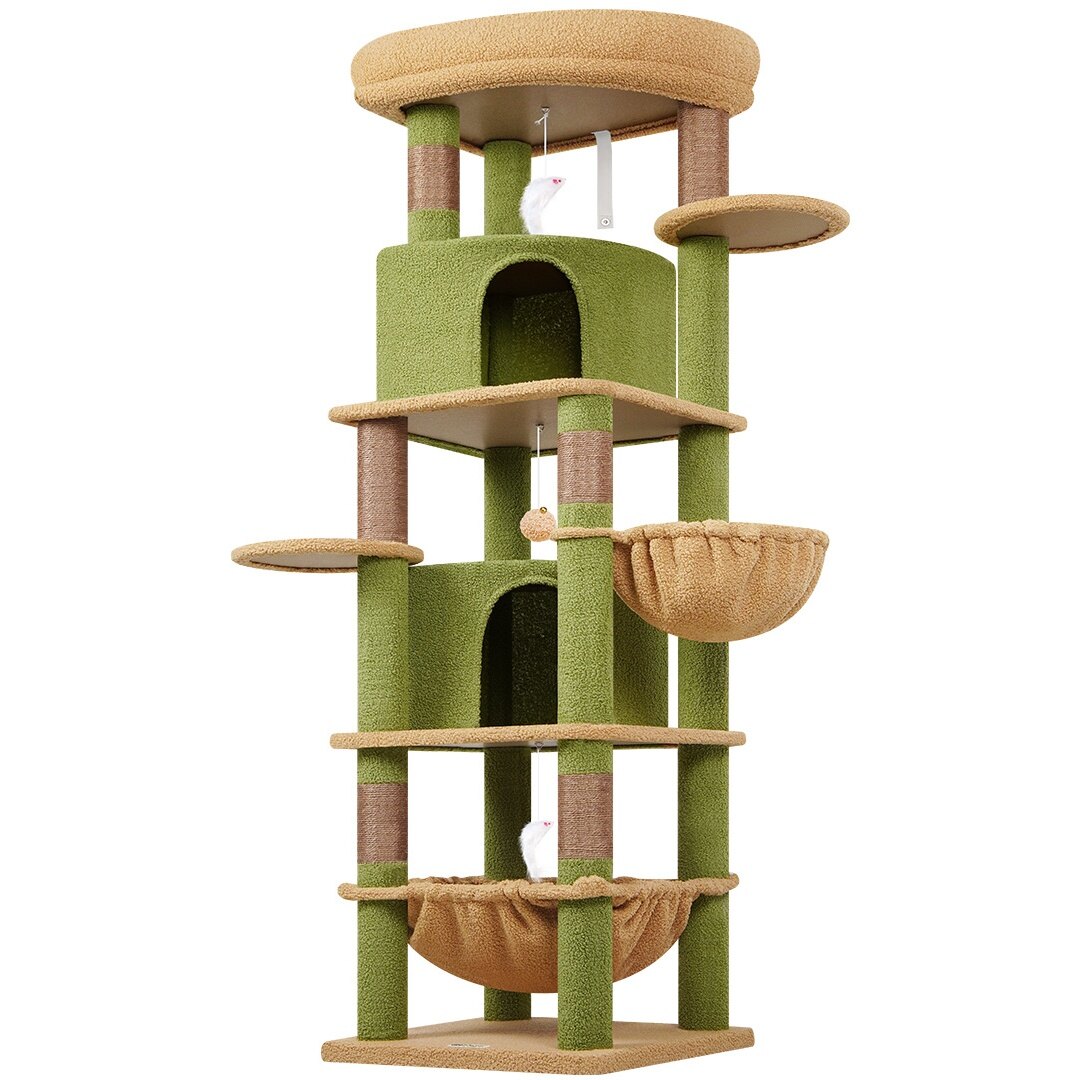 globlazer-c-series-c68-arbre-chat-angle-vert-cactus-173cm image 2