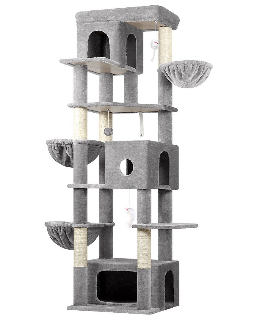 globlazer-f-series-f80f-arbre-chat-gris-clair-80-pouces image 2