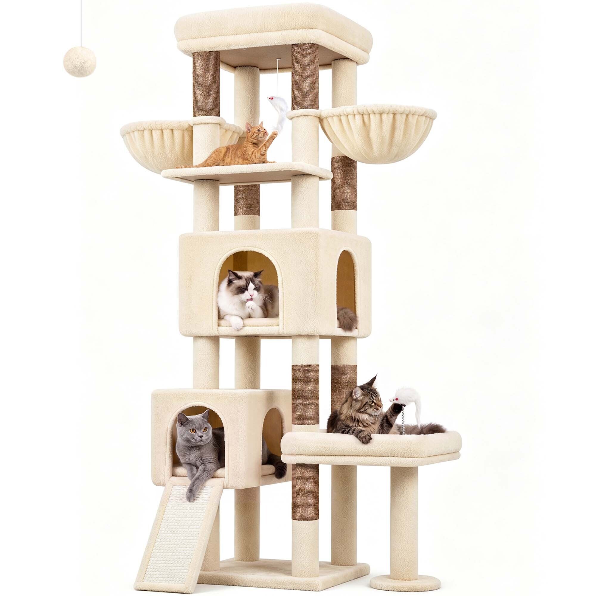globlazer-s-series-s73b-arbre-chat-beige-185-cm-robust image 4
