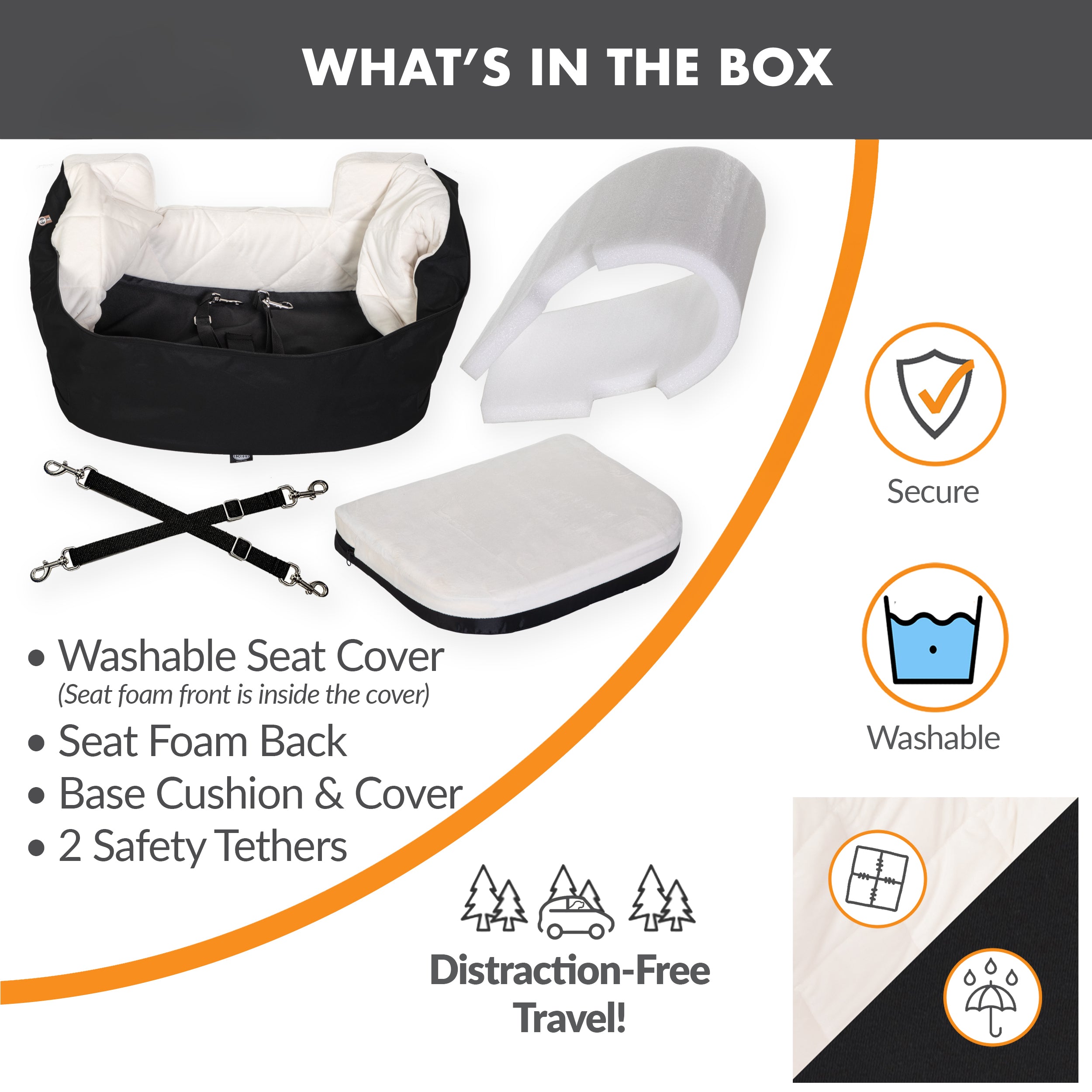 k-h-bucket-booster-si-ge-auto-chien-large-gris-cr-me image 6