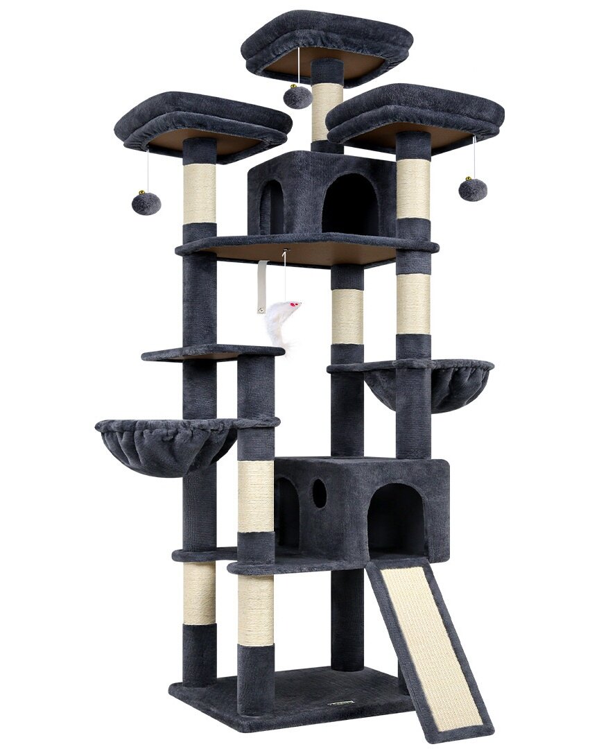 globlazer-f-series-f83d-arbre-chat-gris-fonc-83-pouces image 2