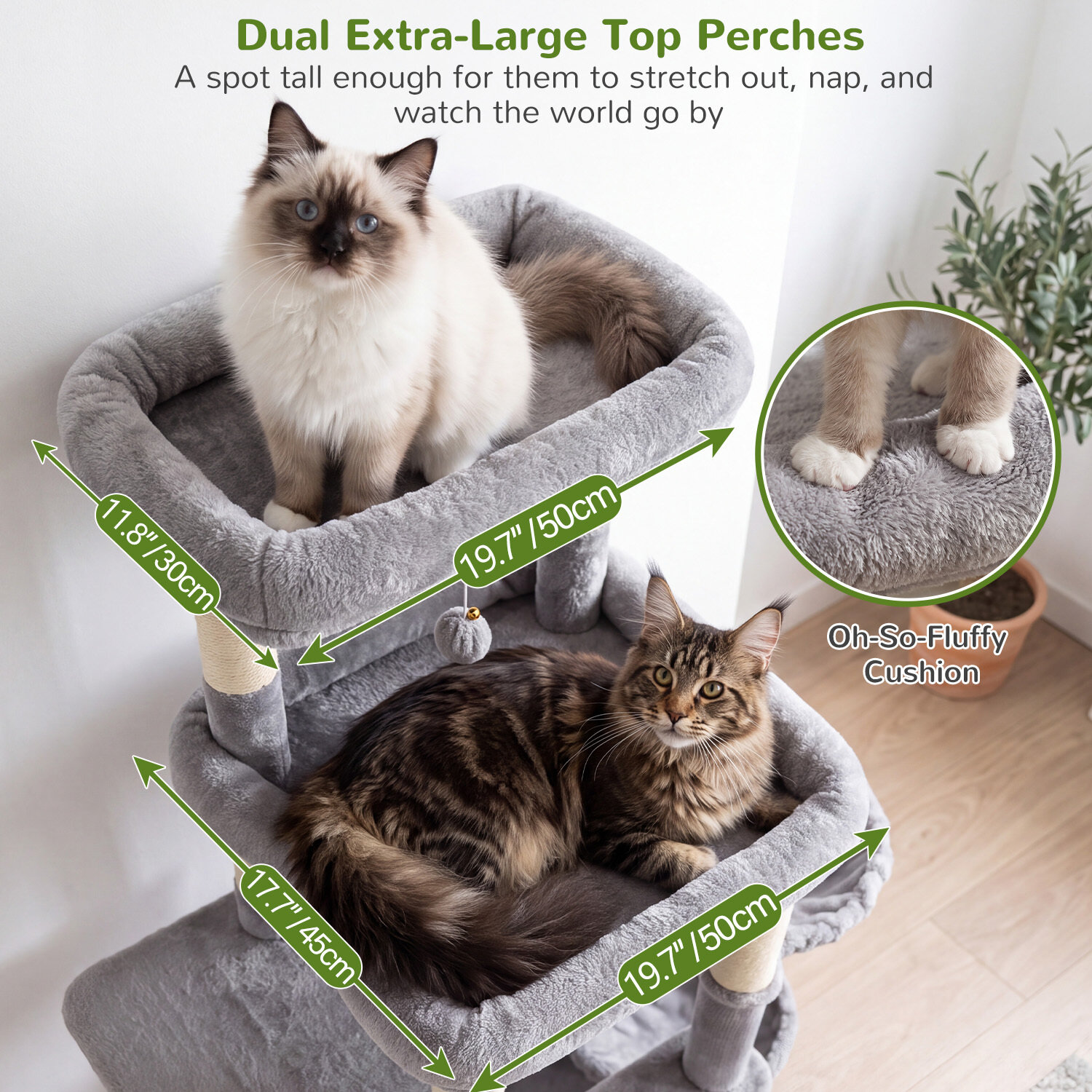 globlazer-s-series-s79c-arbre-chat-gris-clair-79-pouces-robuste image 5