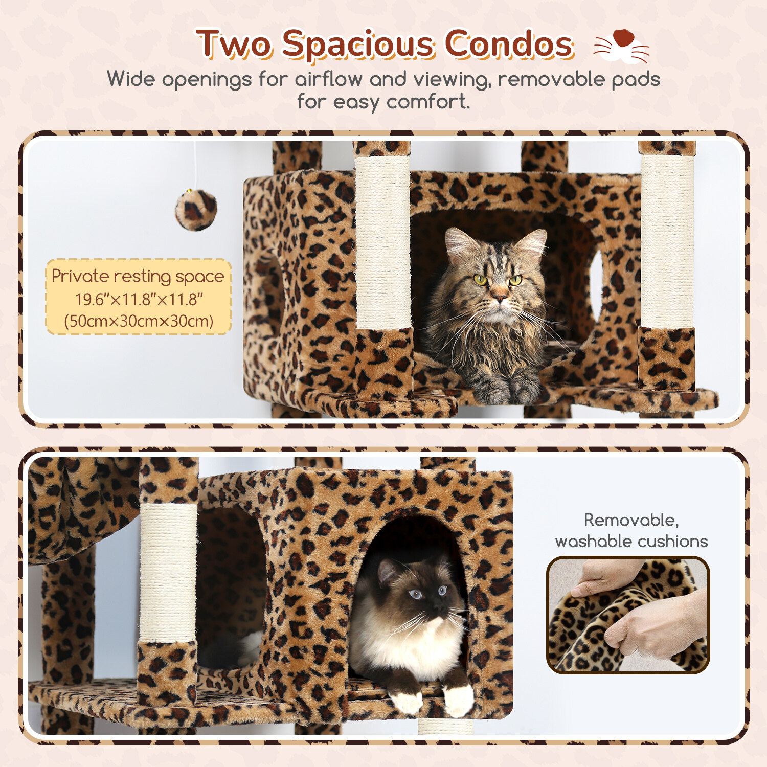 globlazer-s74-arbre-chat-l-opard-74-pouces-grand-mod-le image 4