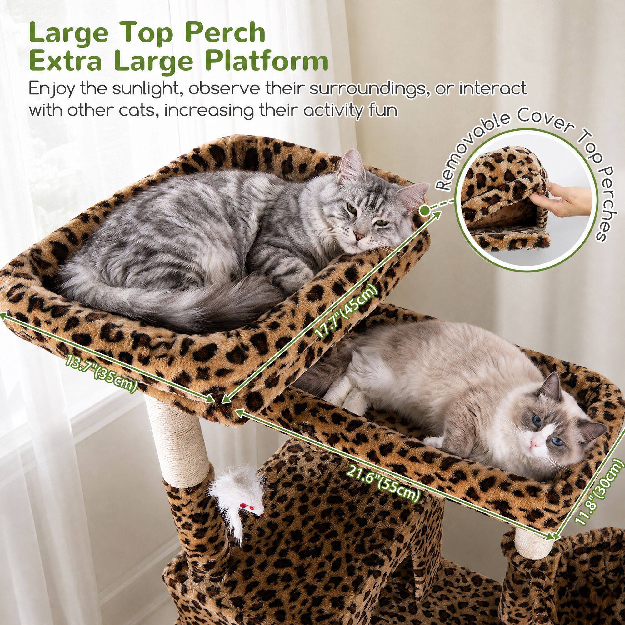 globlazer-s-series-s81c-arbre-chat-l-opard-81-pouces image 4