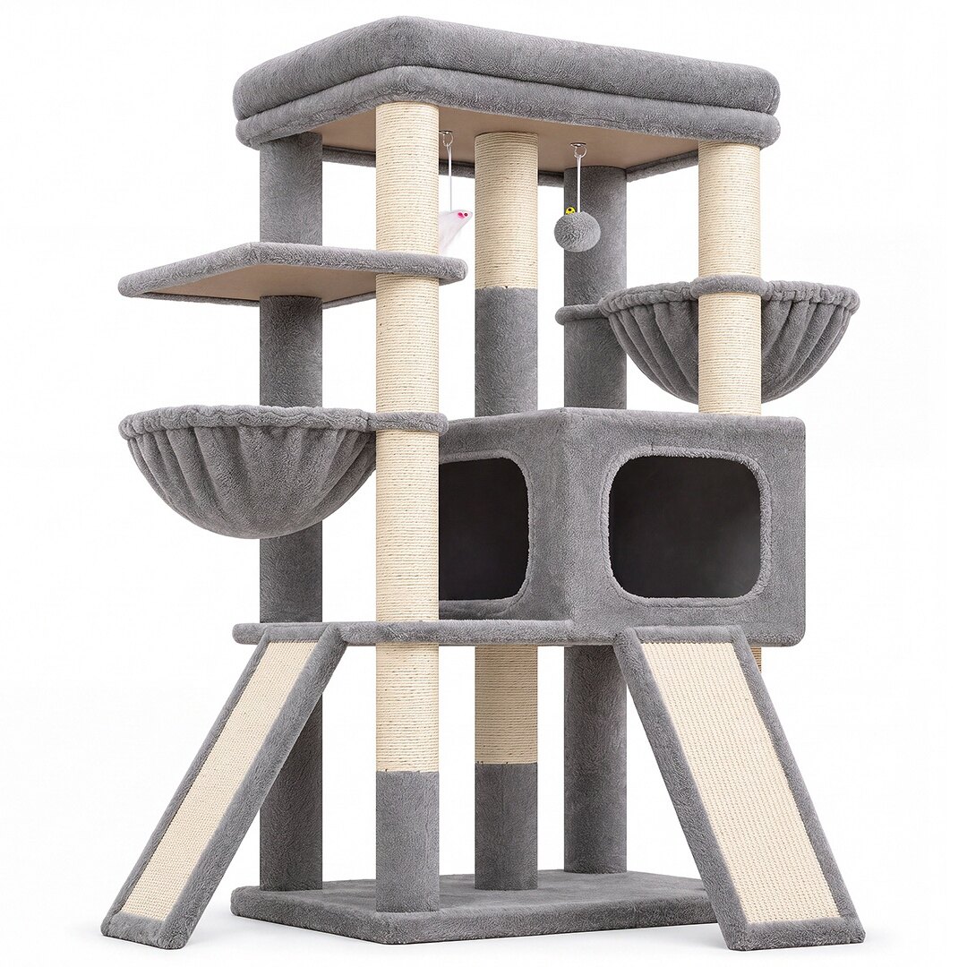 globlazer-s-series-s52f-arbre-chat-perchoir-large-robuste image 2
