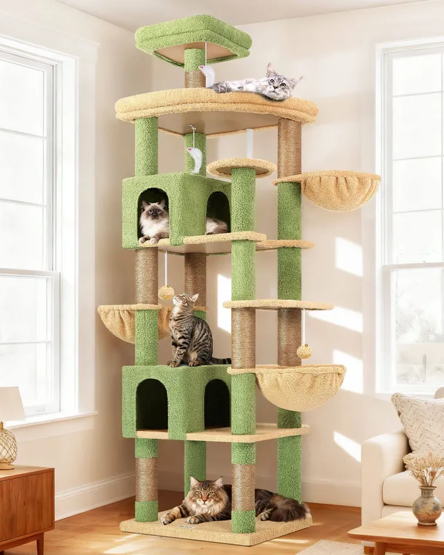 globlazer-s82-arbre-chat-cactus-vert-208-cm image 1