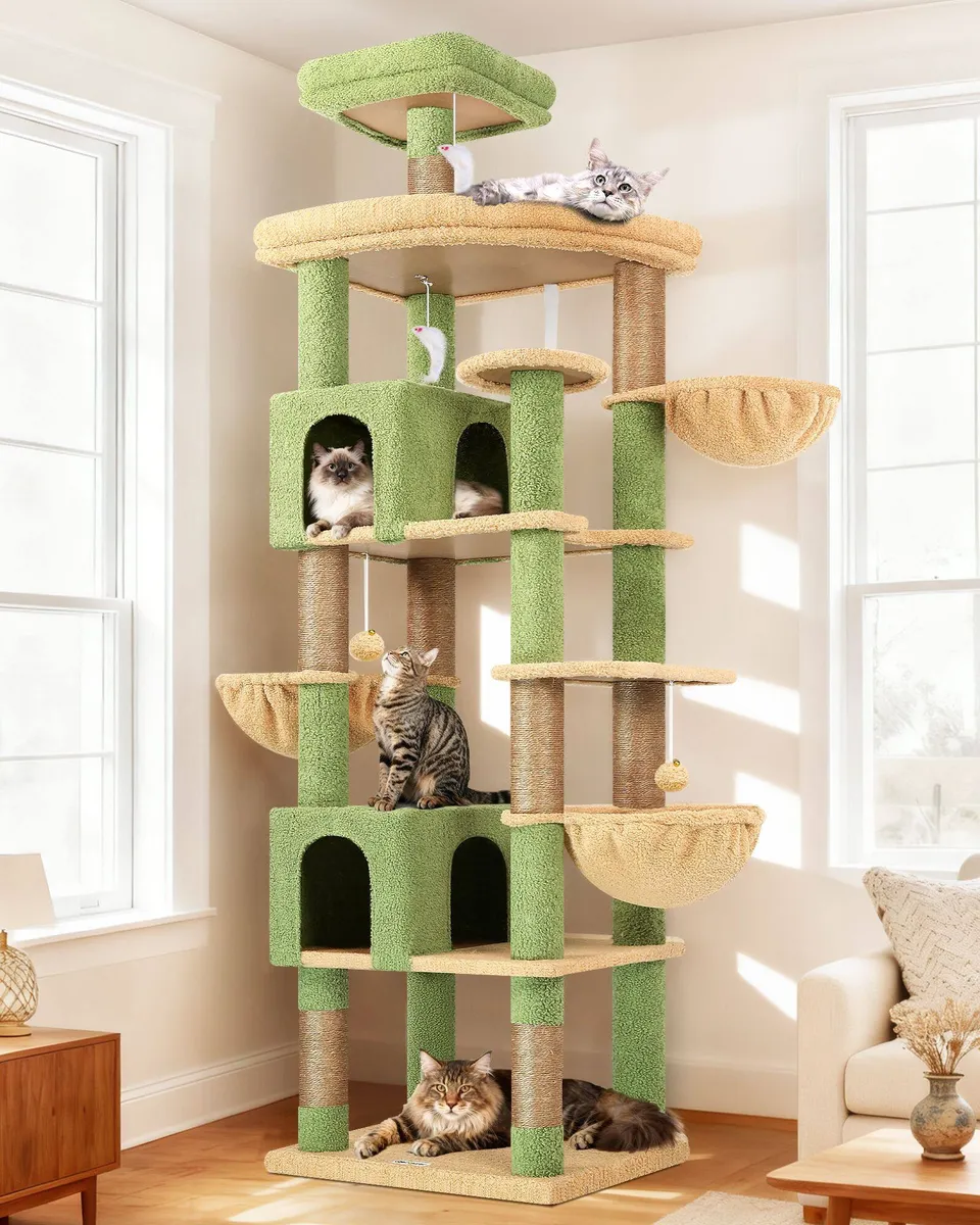 globlazer-s82-arbre-chat-cactus-vert-208-cm image 1