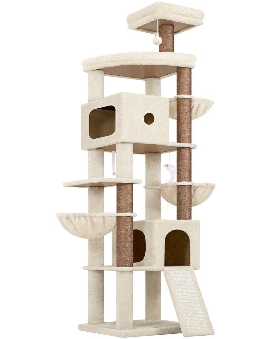 globlazer-f-series-f83c-arbre-chat-beige-83-pouces-grand image 2
