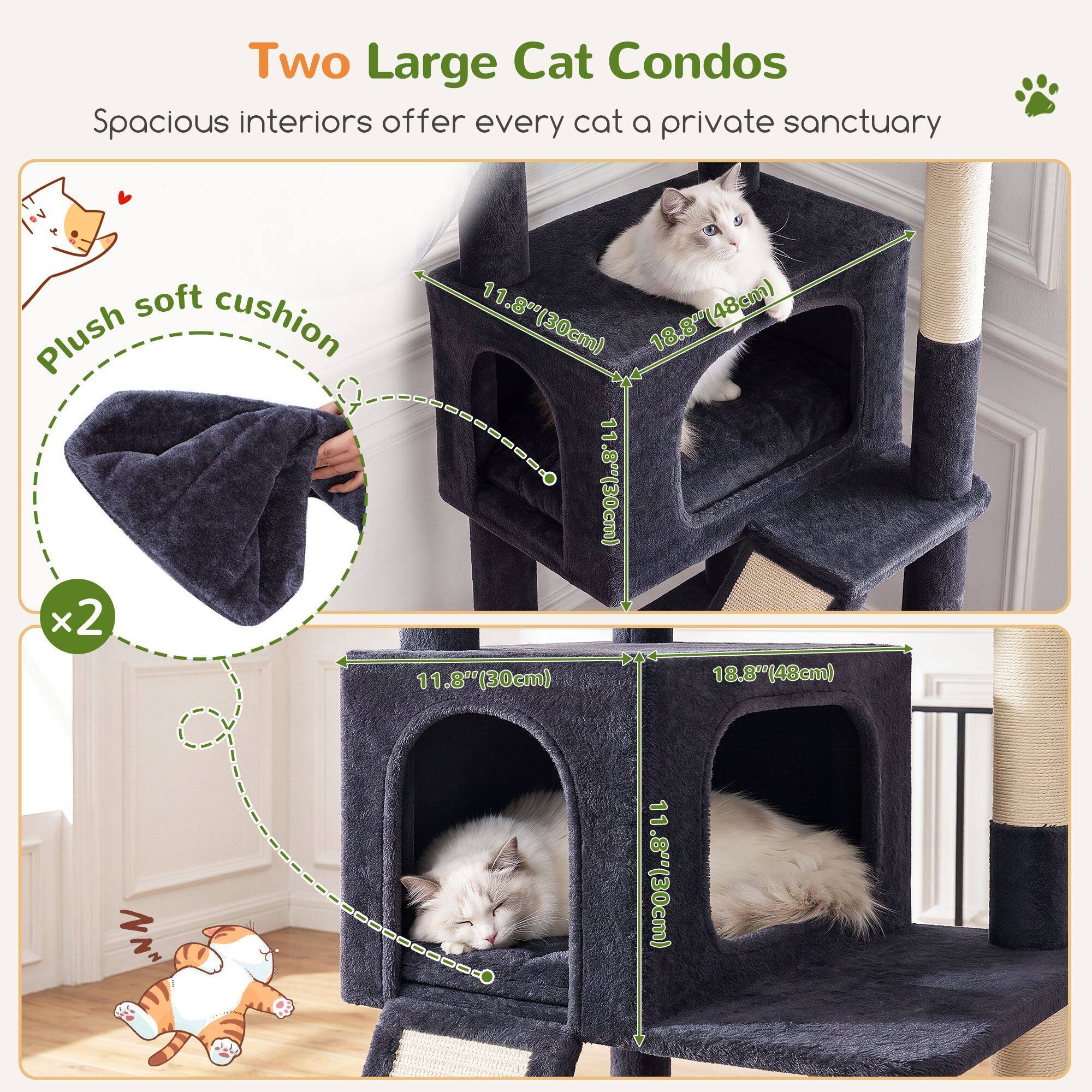globlazer-s-series-s79-arbre-chat-gris-fonc-79-pouces image 3