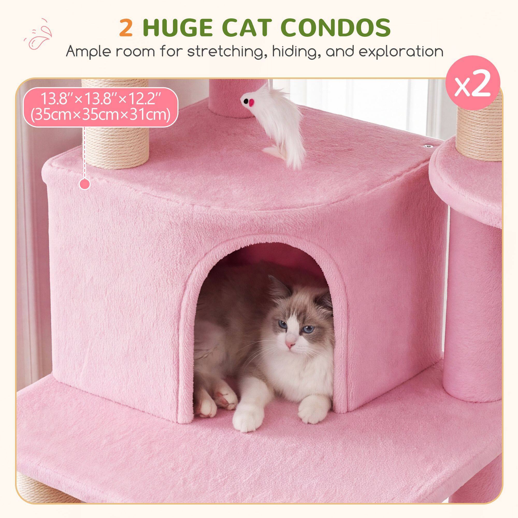 globlazer-c-series-c68-arbre-chat-rose-173-cm image 3