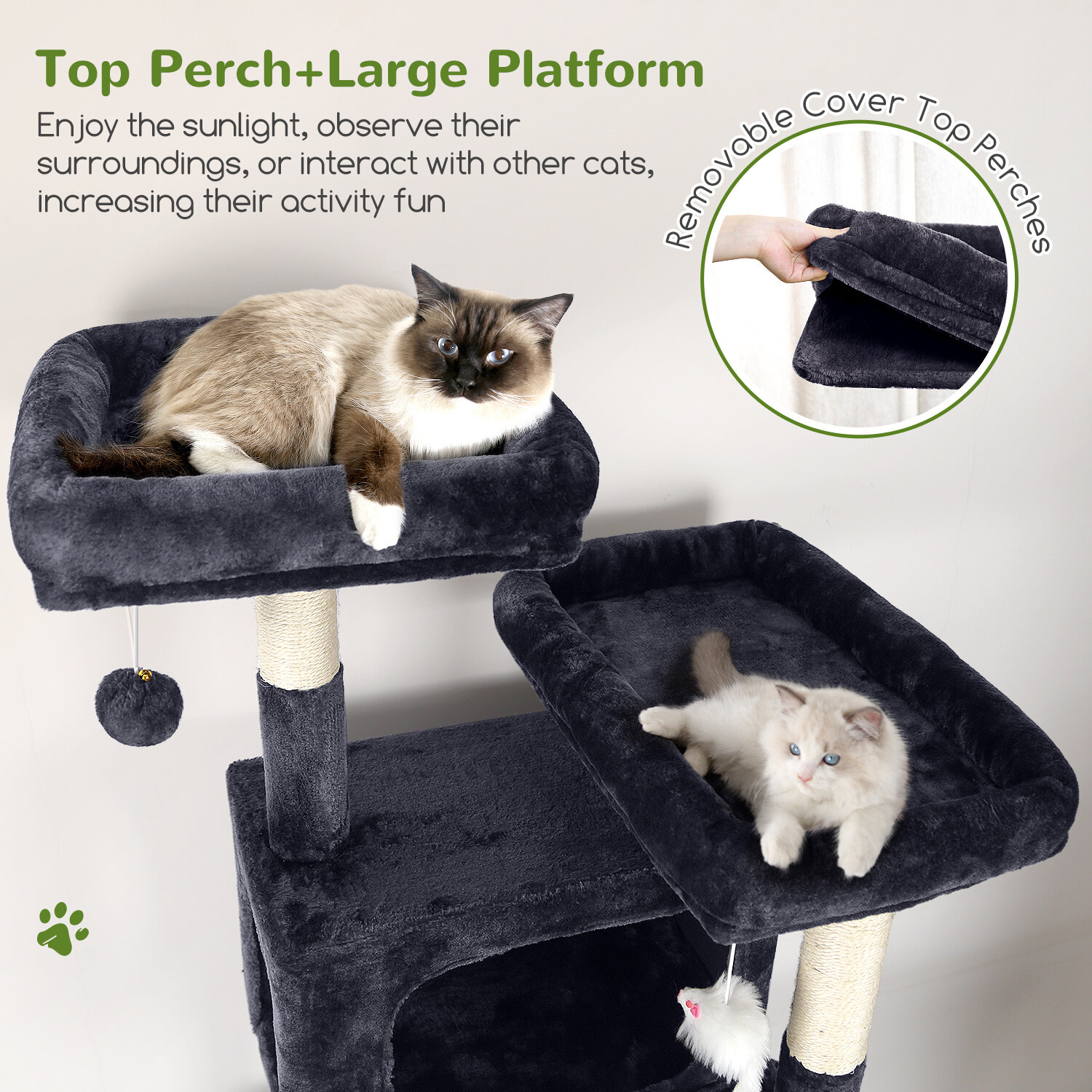 globlazer-s77-arbre-chat-gris-fonc-77-pouces-robuste-xxl image 4