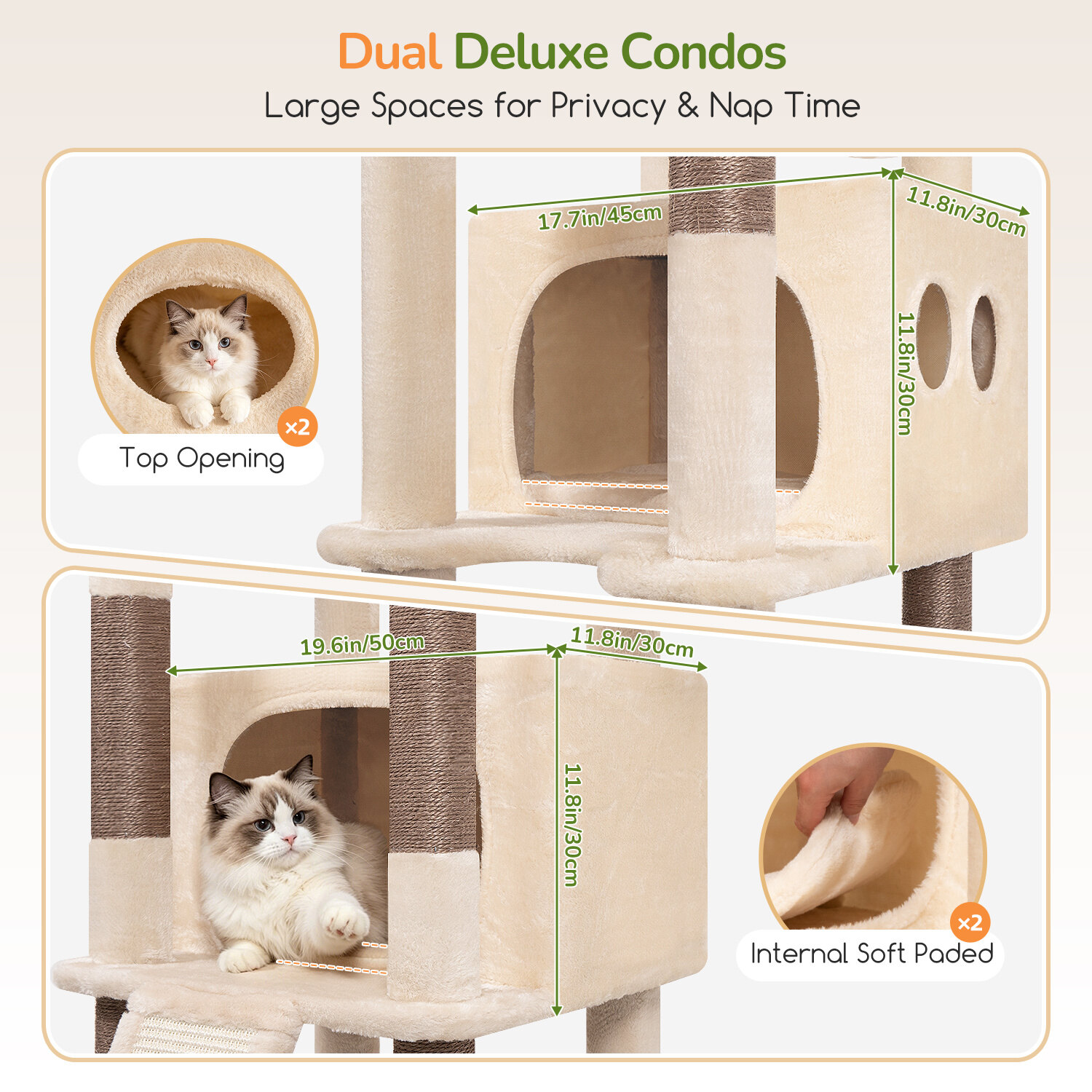 globlazer-s-series-s84e-arbre-chat-beige-213-cm image 4