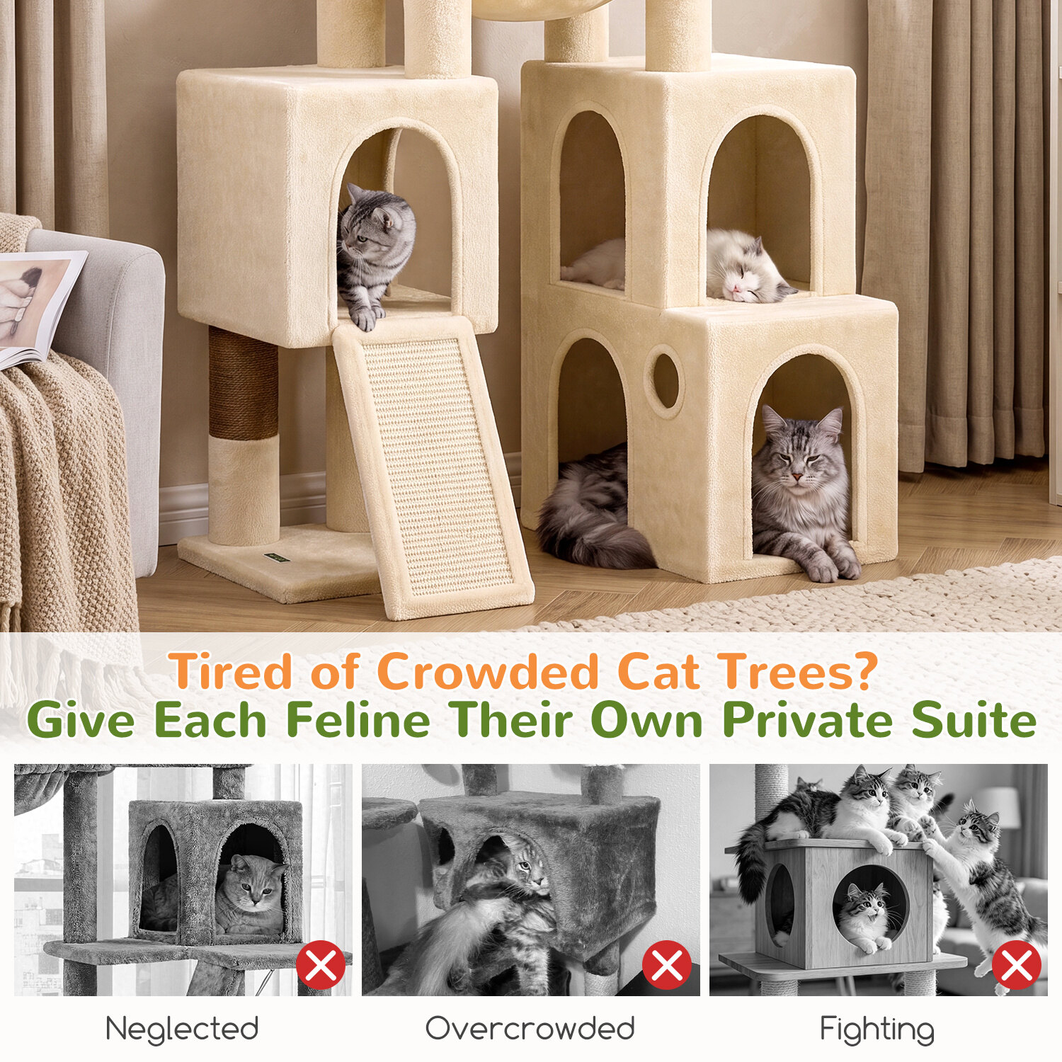 globlazer-s-series-s72g-arbre-chat-beige-72-pouces image 5
